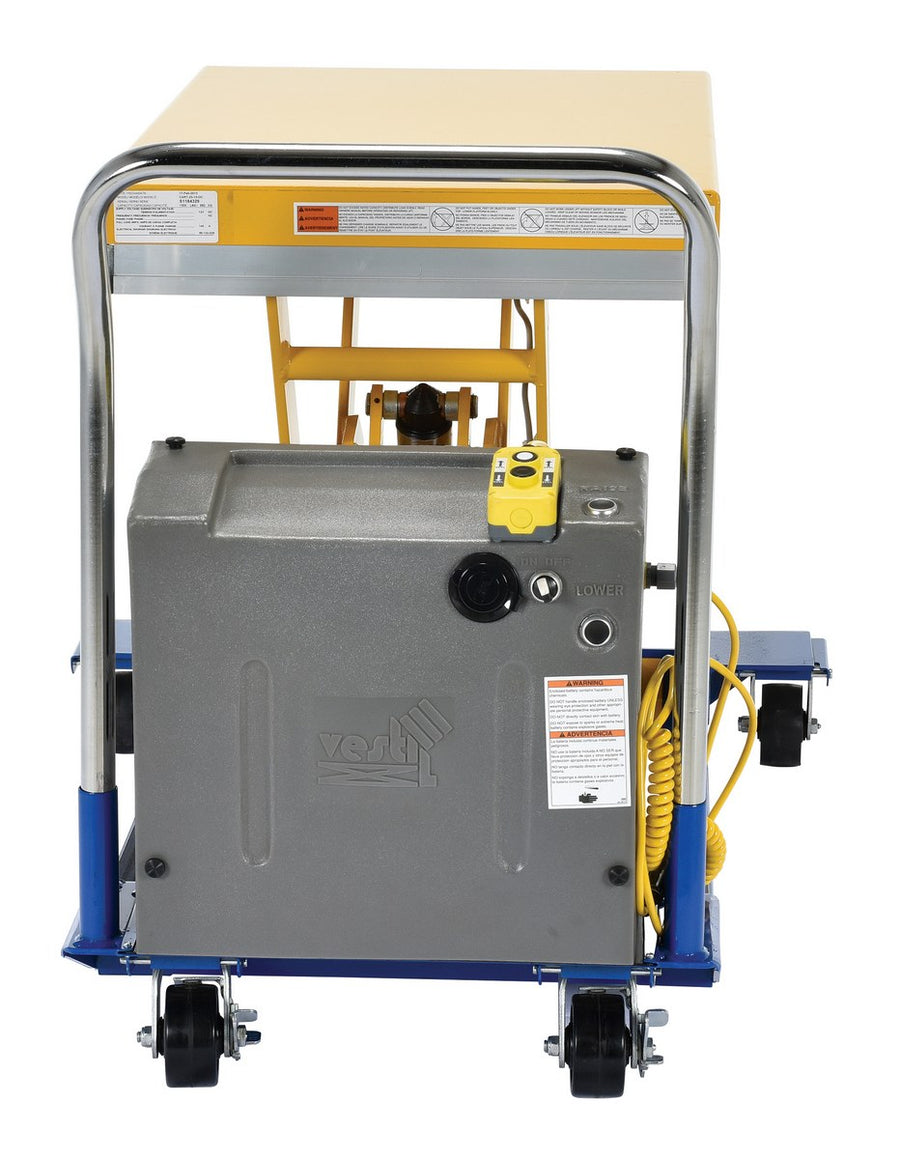 24" x 36" DC Powered Scissor Cart w/ 1,500-lbs Capcity