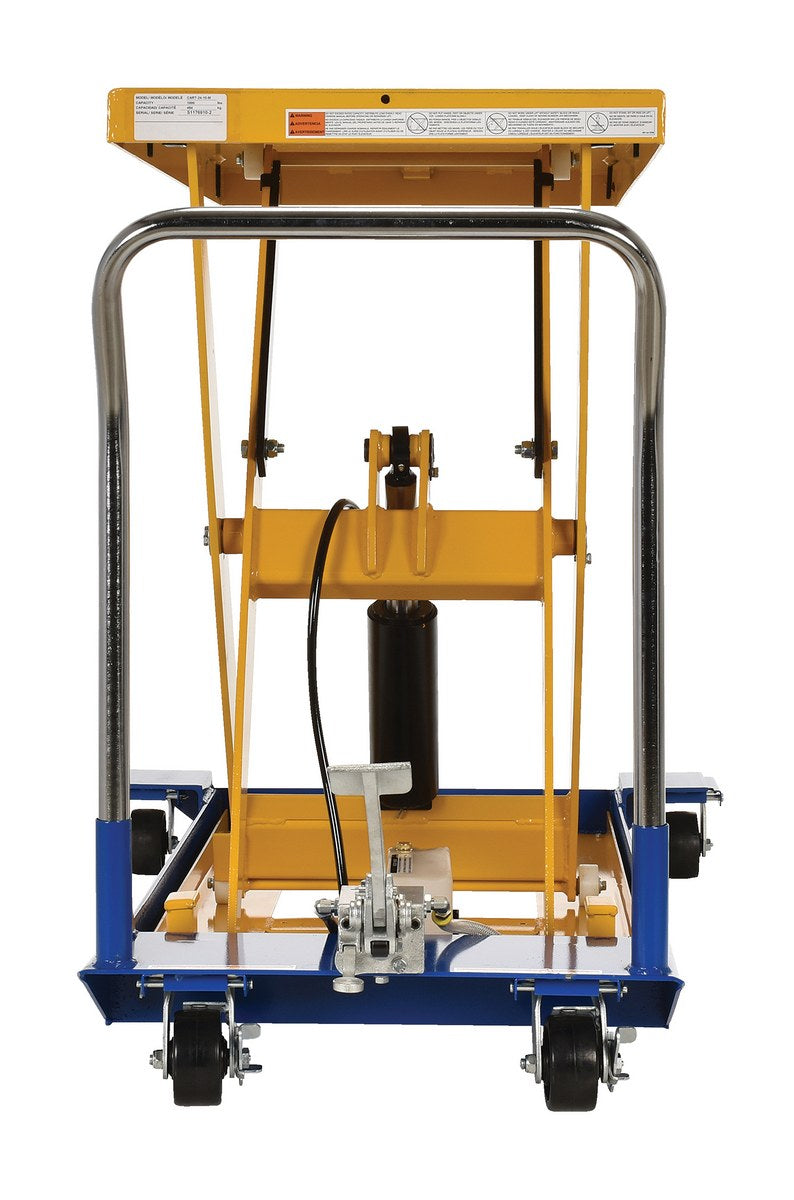 24" x 48" Manual Scissor Cart - Foot Pump w/ 1,000-lbs Capacity