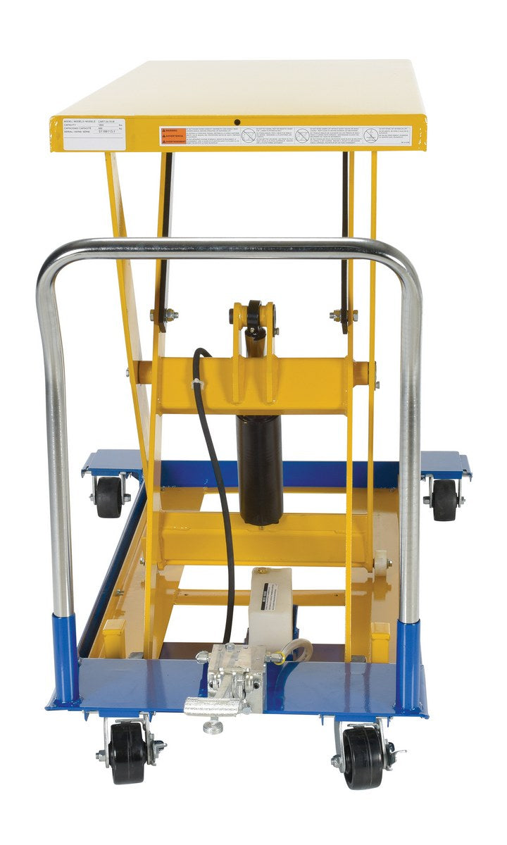 24" x 48" Manual Scissor Cart - Foot Pump w/ 1,500-lbs Capacity