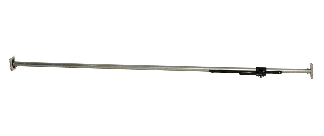 Heavy Duty Steel Round Tube Cargo Bar 89 In. to 104 In. Silver