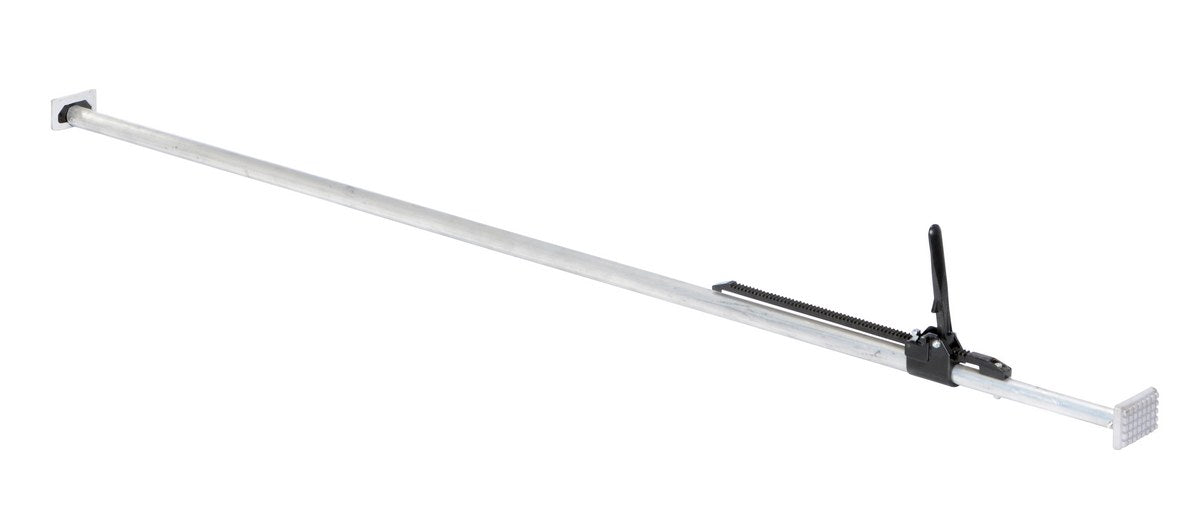 Heavy Duty Aluminum Round Cargo Bar 89 In. to 104 In. Silver