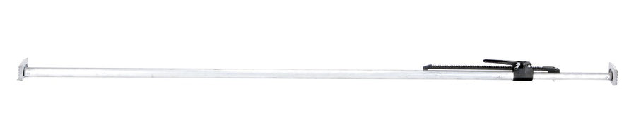 Heavy Duty Aluminum Round Cargo Bar 89 In. to 104 In. Silver