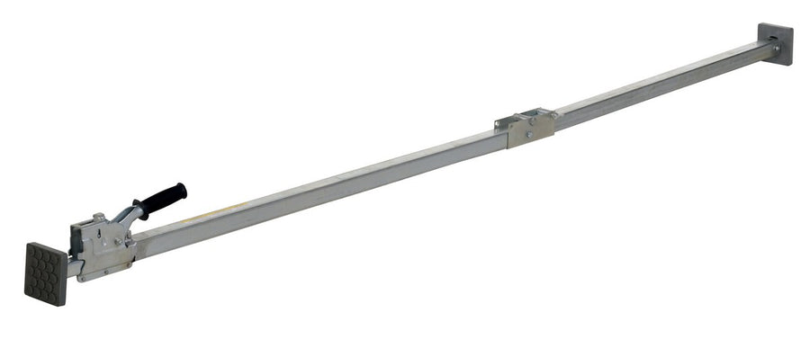 Steel Two Piece Folding Cargo Bar 88 In. to 116 In. Gray