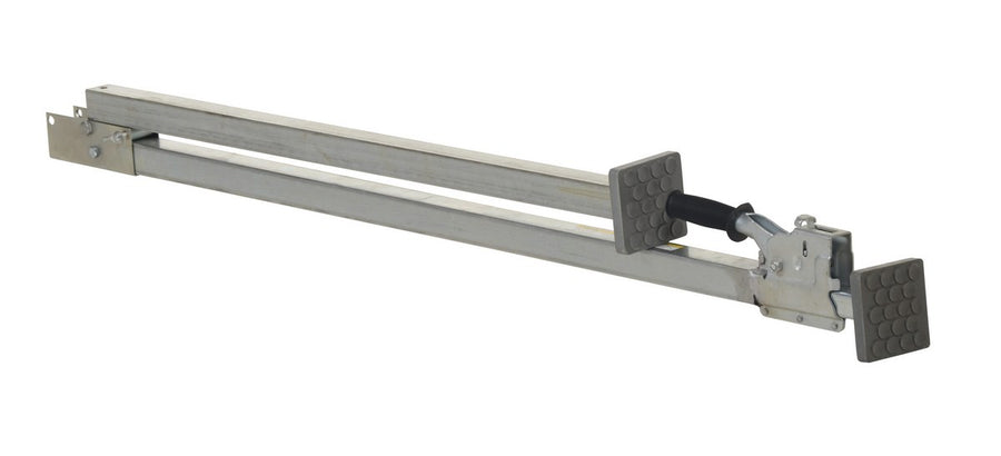 Steel Two Piece Folding Cargo Bar 88 In. to 116 In. Gray