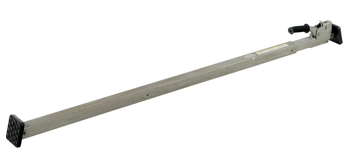 Galvanized Two Piece Telescopic Cargo Bar 90-3/8 In. to 139-9/16 In. Gray