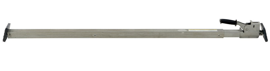 Galvanized Two Piece Telescopic Cargo Bar 90-3/8 In. to 139-9/16 In. Gray