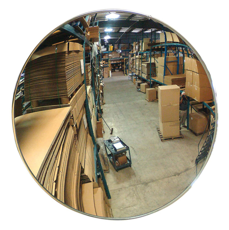 26" Round Industrial Acrylic Mirror