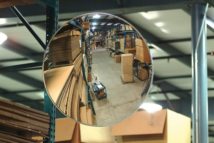 26" Round Industrial Acrylic Mirror