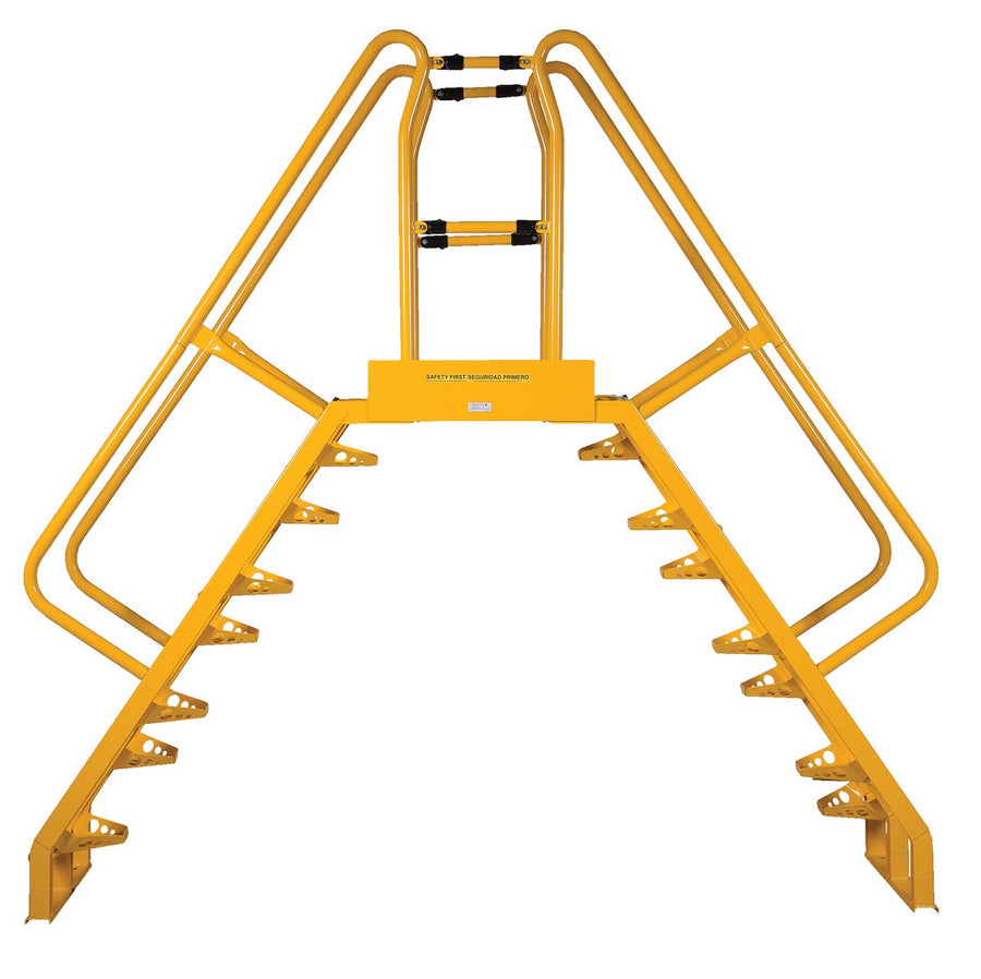 Alternating 8 Step Cross-Over Ladder w/ 56 Degree Step Angle & 20" Clear Span