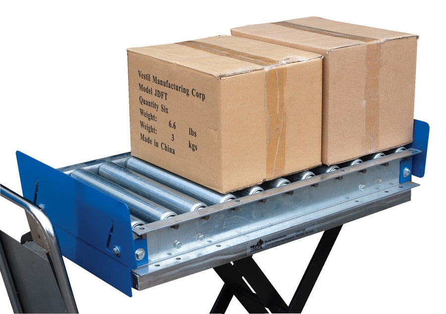CONVEYOR W/ RETRACTABLE STOPS 18 X 32 - Model CONV-1832