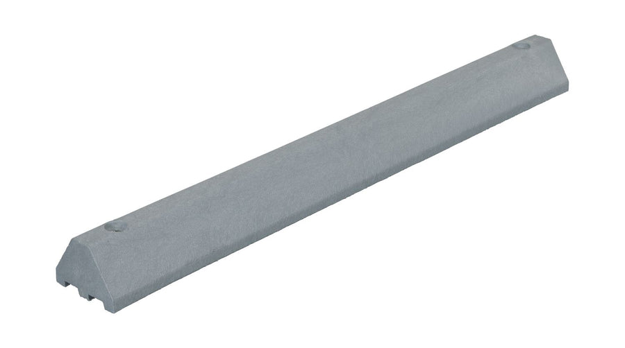 CAR STOP RECYCLED PLASTIC GRAY 48 IN - Model CS-S48-G