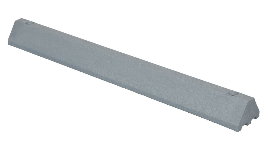 CAR STOP RECYCLED PLASTIC GRAY 48 IN - Model CS-S48-G