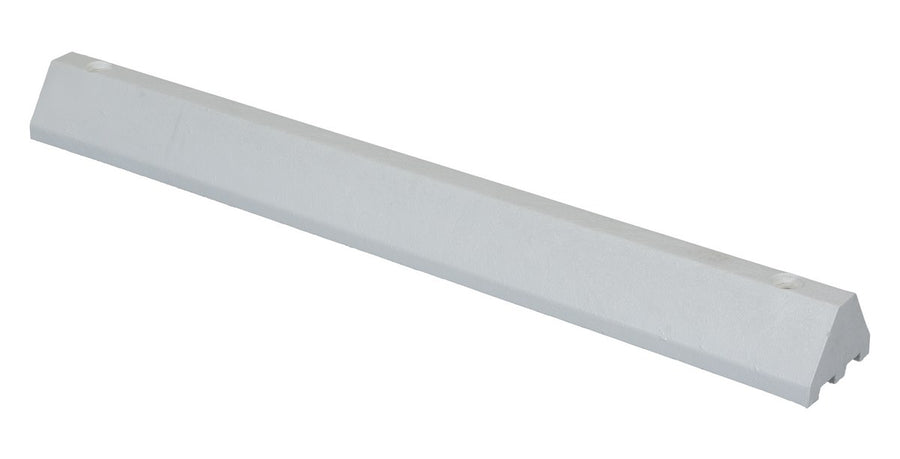 CAR STOP RECYCLED PLASTIC WHITE 48 IN - Model CS-S48-W
