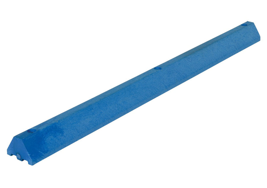 CAR STOP RECYCLED PLASTIC BLUE 72 IN - Model CS-S72-B