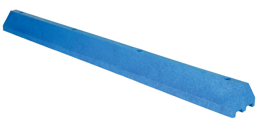 TRUCK STOP RECYCLED PLASTIC BLUE 96 IN - Model CS-TB96-B