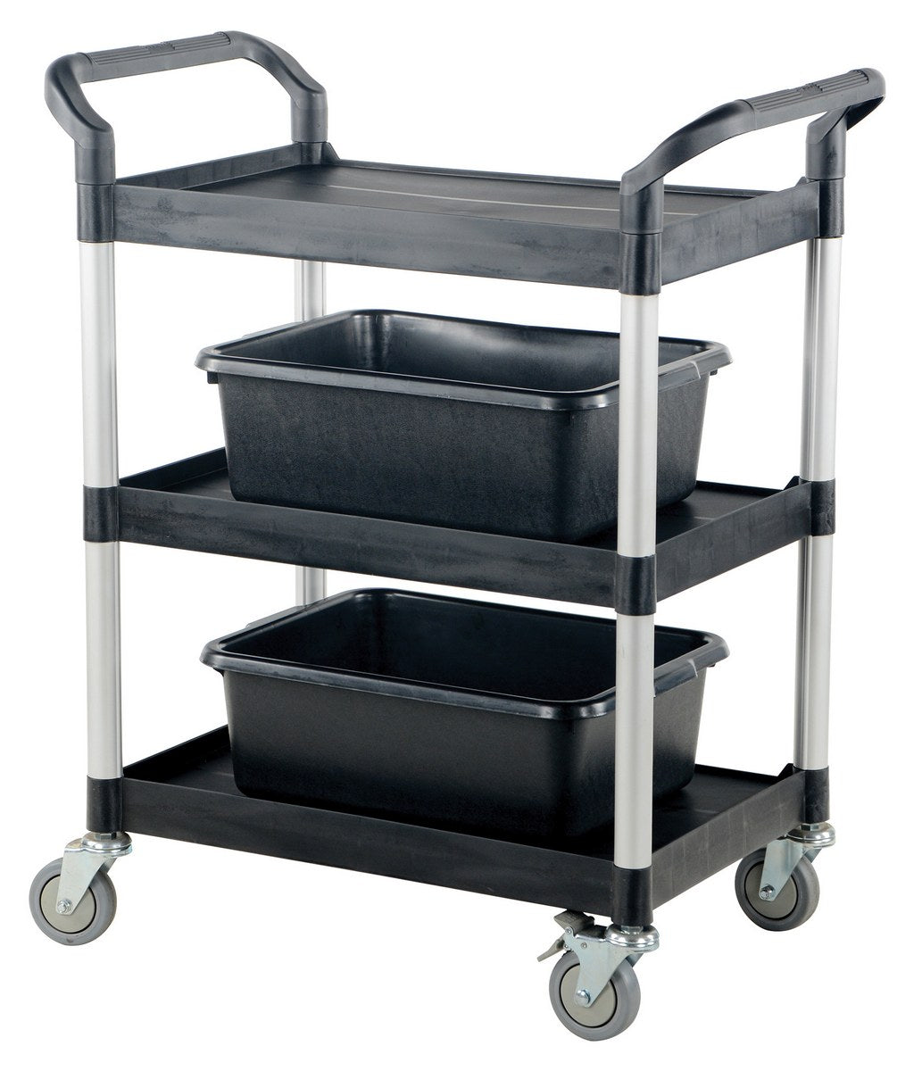 COMMERCIAL CART 33X19 3-SHELF NO PANELS