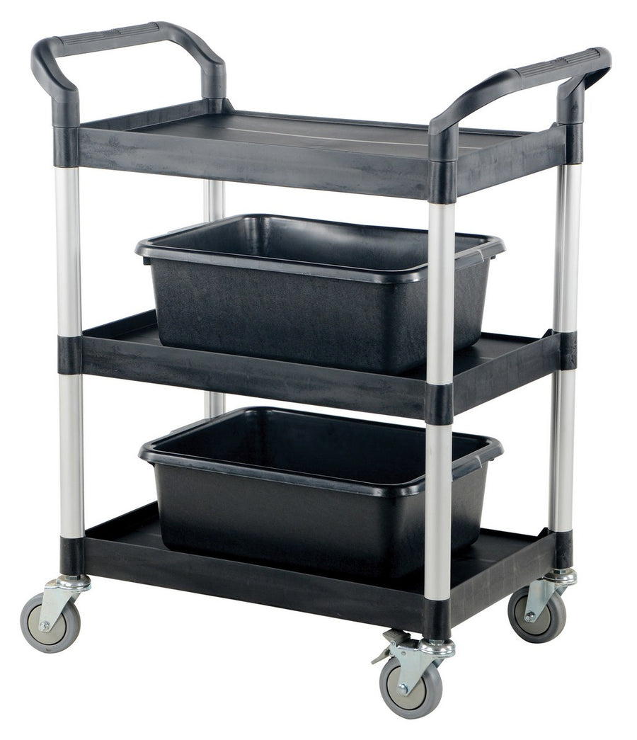 COMMERCIAL CART 33X19 3-SHELF NO PANELS