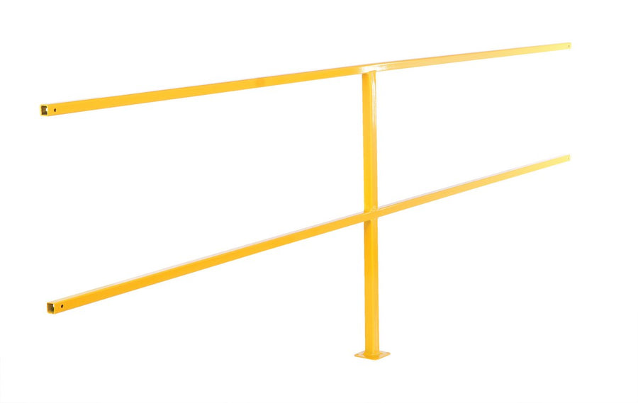 120"L Steel Square Handrails- Connector Tubing