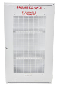 Thumbnail for Vestil Expanded Metal Propane Exchange 18 Cylinder Cabinet