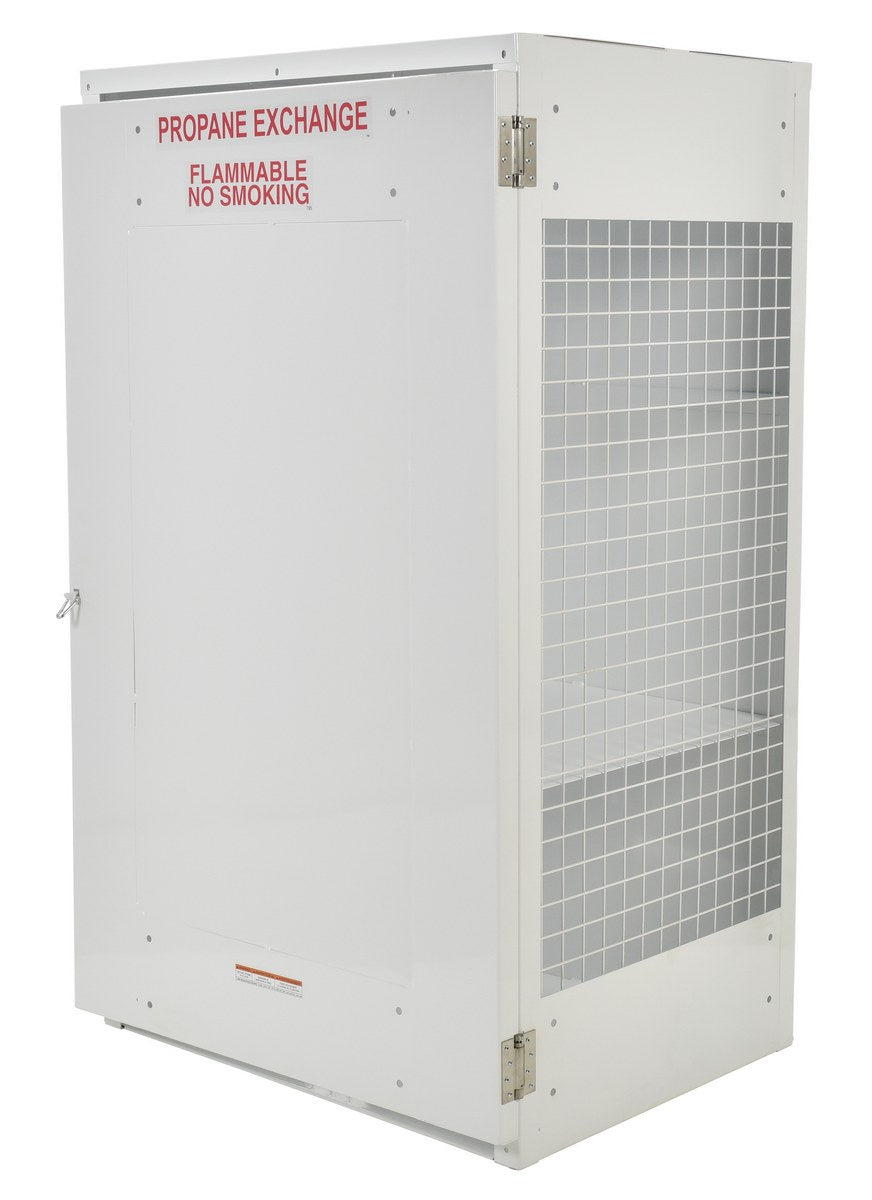 Vestil Solid Steel Propane Exchange 18 Cylinder Cabinet