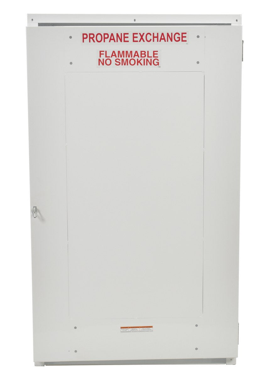 Vestil Solid Steel Propane Exchange 18 Cylinder Cabinet