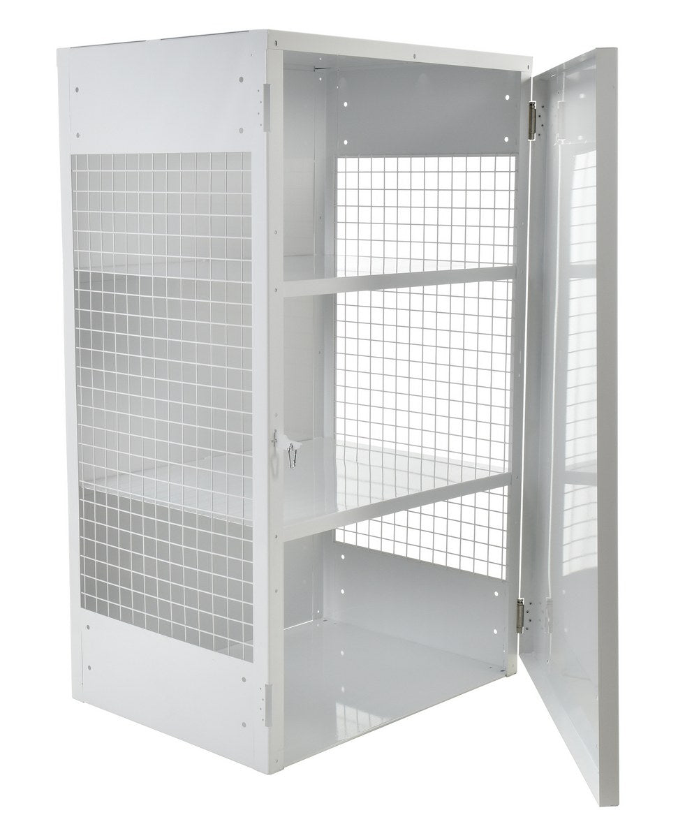 Vestil Solid Steel Propane Exchange 18 Cylinder Cabinet