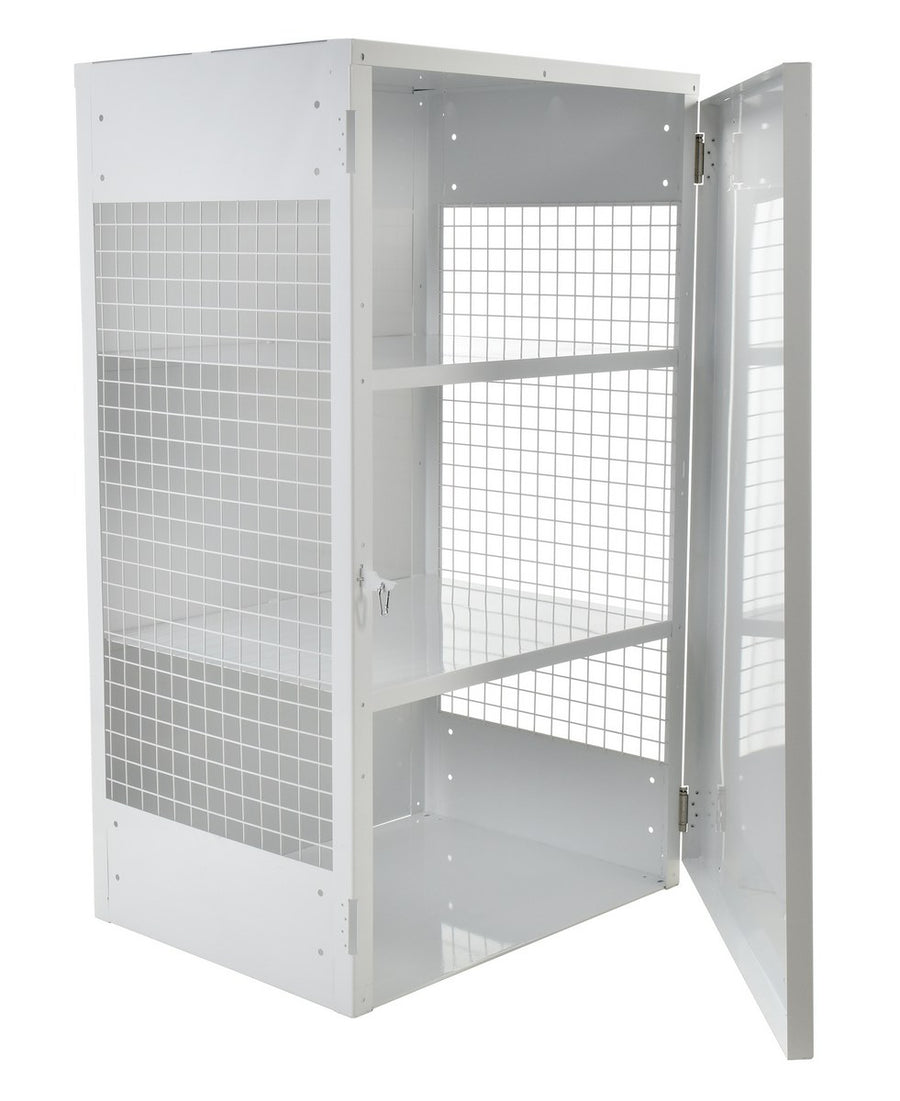 Vestil Solid Steel Propane Exchange 18 Cylinder Cabinet