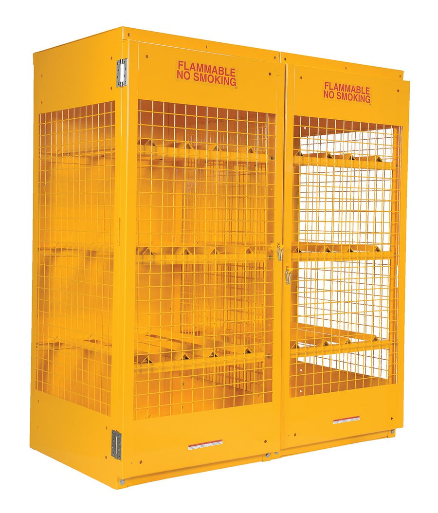 Vestil Horizontal 16 Cylinder Storage Cabinet