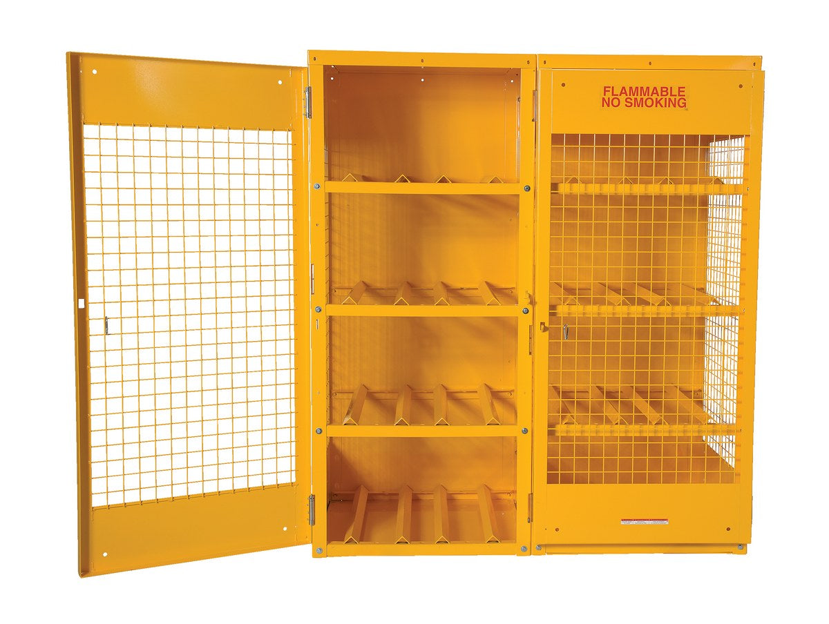Vestil Horizontal 16 Cylinder Storage Cabinet