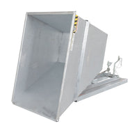 Thumbnail for 1 CuYd 70 Degree Heavy Duty Self Dumping Hopper w/ Bumper Release - Galvanized