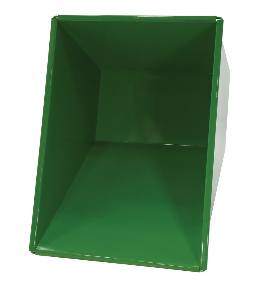 1 CuYd 70 Degree Heavy Duty Self Dumping Hopper w/ Bumper Release - Green