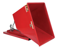 Thumbnail for 1 CuYd 70 Degree Heavy Duty Self Dumping Hopper w/ Bumper Release - Red