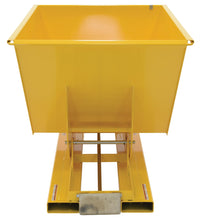Thumbnail for 1 CuYd 70 Degree Heavy Duty Self Dumping Hopper w/ Bumper Release - Yellow