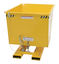 Thumbnail for 1 CuYd 70 Degree Heavy Duty Self Dumping Hopper w/ Bumper Release - Yellow
