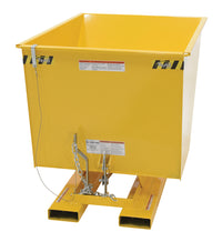 Thumbnail for 1 CuYd 70 Degree Light Duty Self Dumping Hopper w/ Bumper Release - Yellow