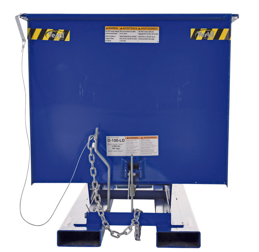 SELF-DUMP HOPPER LD 1 CU YD 2K BLUE