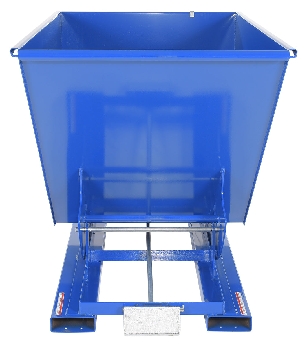 1-1/2 Cubic Yard Self-Dumping Steel Hopper w/Bump Release & 6,000-lbs Capacity