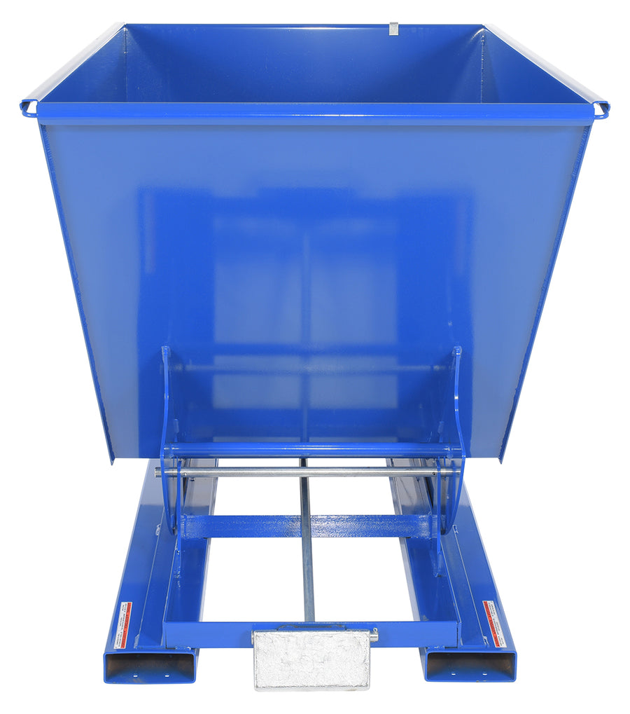 1-1/2 Cubic Yard Self-Dumping Steel Hopper w/Bump Release & 6,000-lbs Capacity