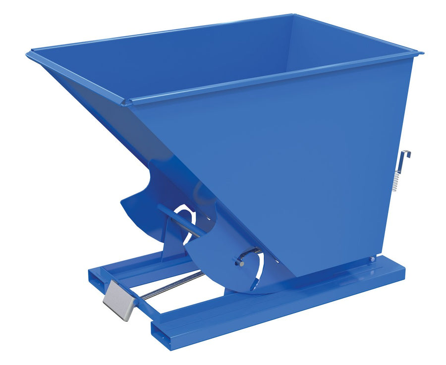 1-1/2 Cubic Yard Self-Dumping Steel Hopper w/Bump Release & 2,000-lbs Capacity