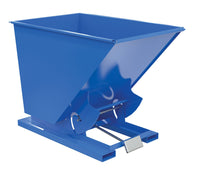 Thumbnail for 1-1/2 CuYd 70 Degree Medium Duty Self Dumping Hopper w/ Bumper Release - Blue