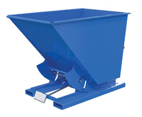 Thumbnail for 1-1/2 CuYd 70 Degree Medium Duty Self Dumping Hopper w/ Bumper Release - Blue