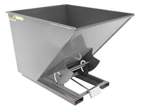 Thumbnail for 2 CuYd 70 Degree Medium Duty Self Dumping Hopper w/ Bumper Release - Gray