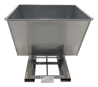 Thumbnail for 2 CuYd 70 Degree Medium Duty Self Dumping Hopper w/ Bumper Release - Gray