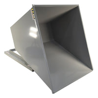 Thumbnail for 2 CuYd 70 Degree Medium Duty Self Dumping Hopper w/ Bumper Release - Gray