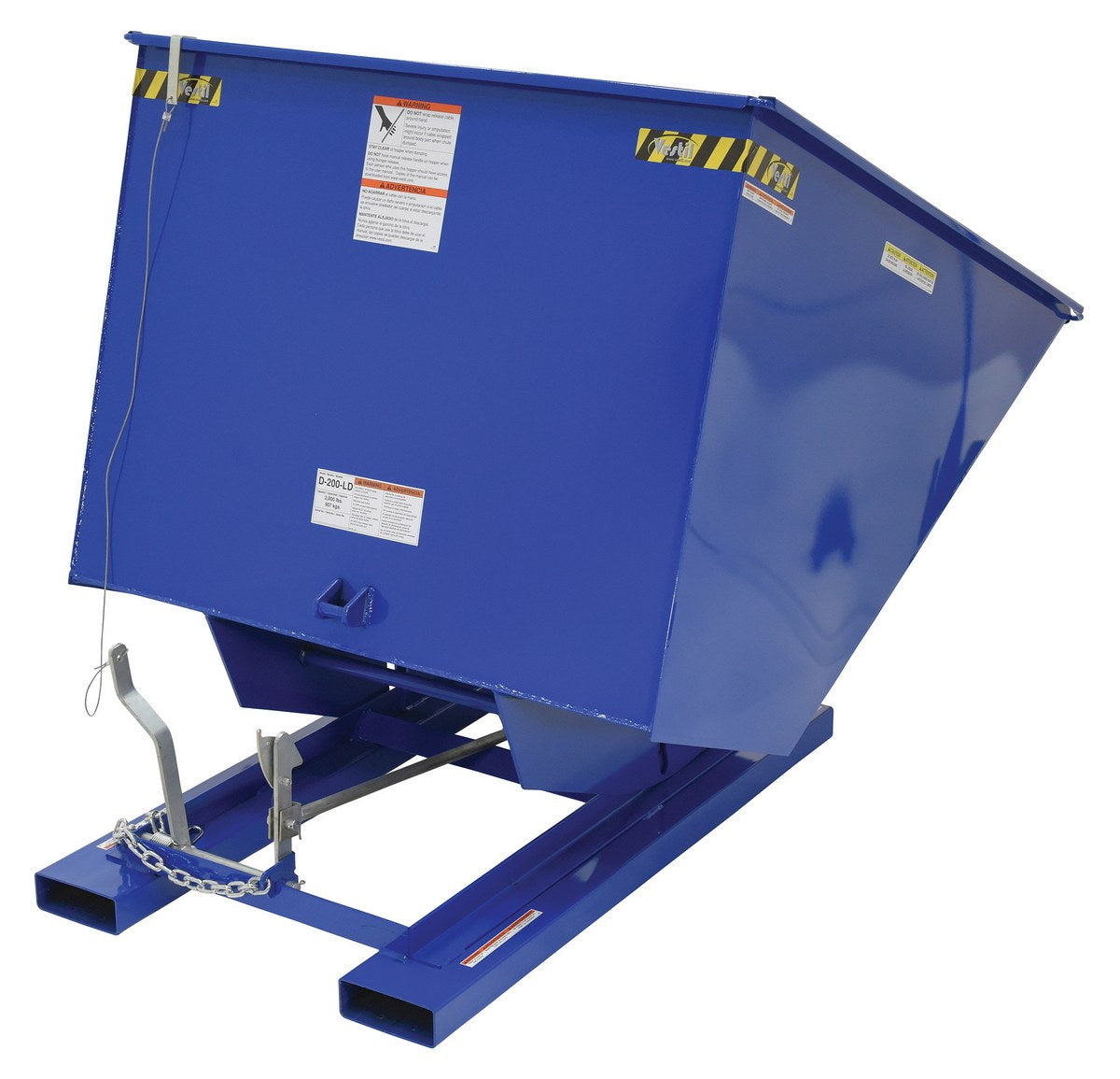 SELF-DUMP HOPPER MD 2 CU YD 4K BLUE