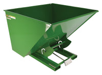 Thumbnail for 2-1/2 CuYd 70 Degree Heavy Duty Self Dumping Hopper w/ Bumper Release - Green