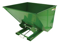 Thumbnail for 2-1/2 CuYd 70 Degree Heavy Duty Self Dumping Hopper w/ Bumper Release - Green