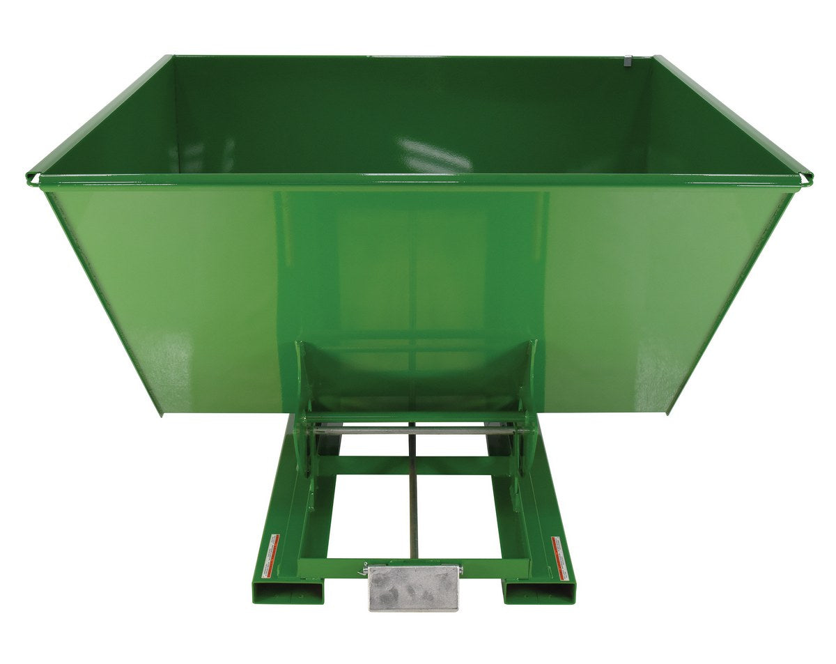 2-1/2 CuYd 70 Degree Heavy Duty Self Dumping Hopper w/ Bumper Release - Green