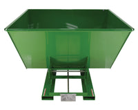 Thumbnail for 2-1/2 CuYd 70 Degree Heavy Duty Self Dumping Hopper w/ Bumper Release - Green