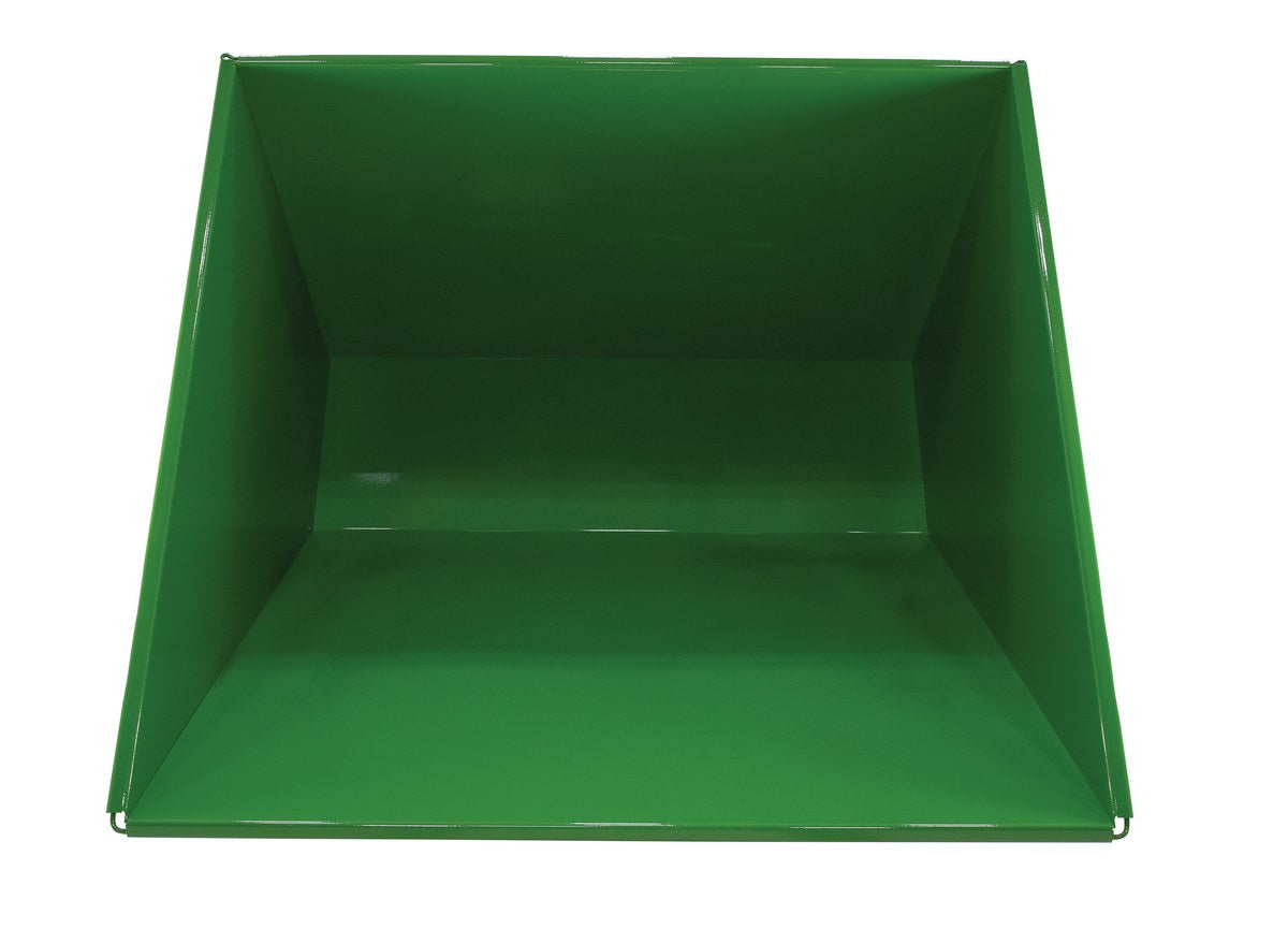 2-1/2 CuYd 70 Degree Heavy Duty Self Dumping Hopper w/ Bumper Release - Green